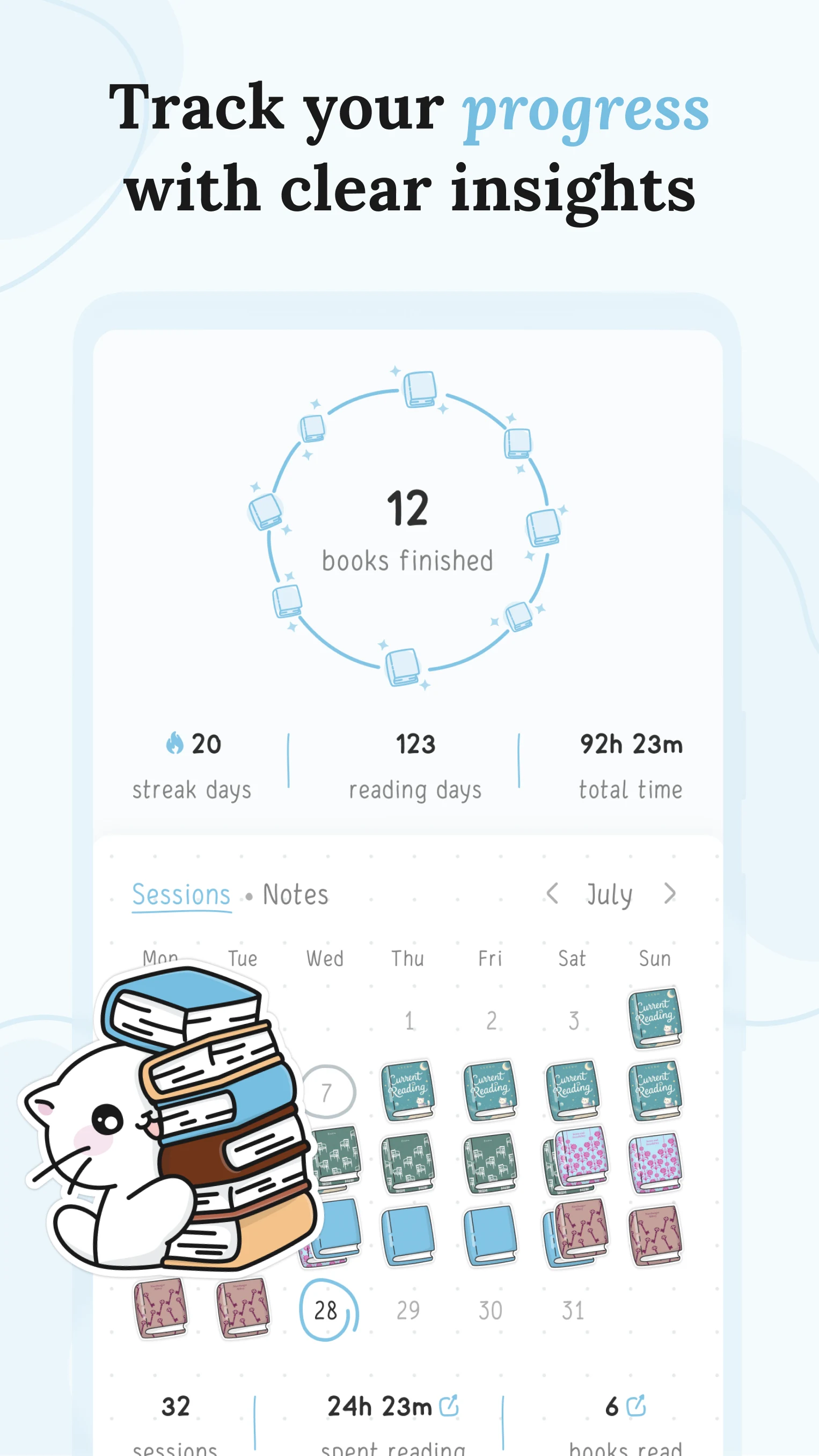 Leero: Book & Reading Tracker screenshot